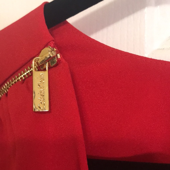 NWOT Calvin Klein Red Women’s Shirt 1X - Picture 7 of 11